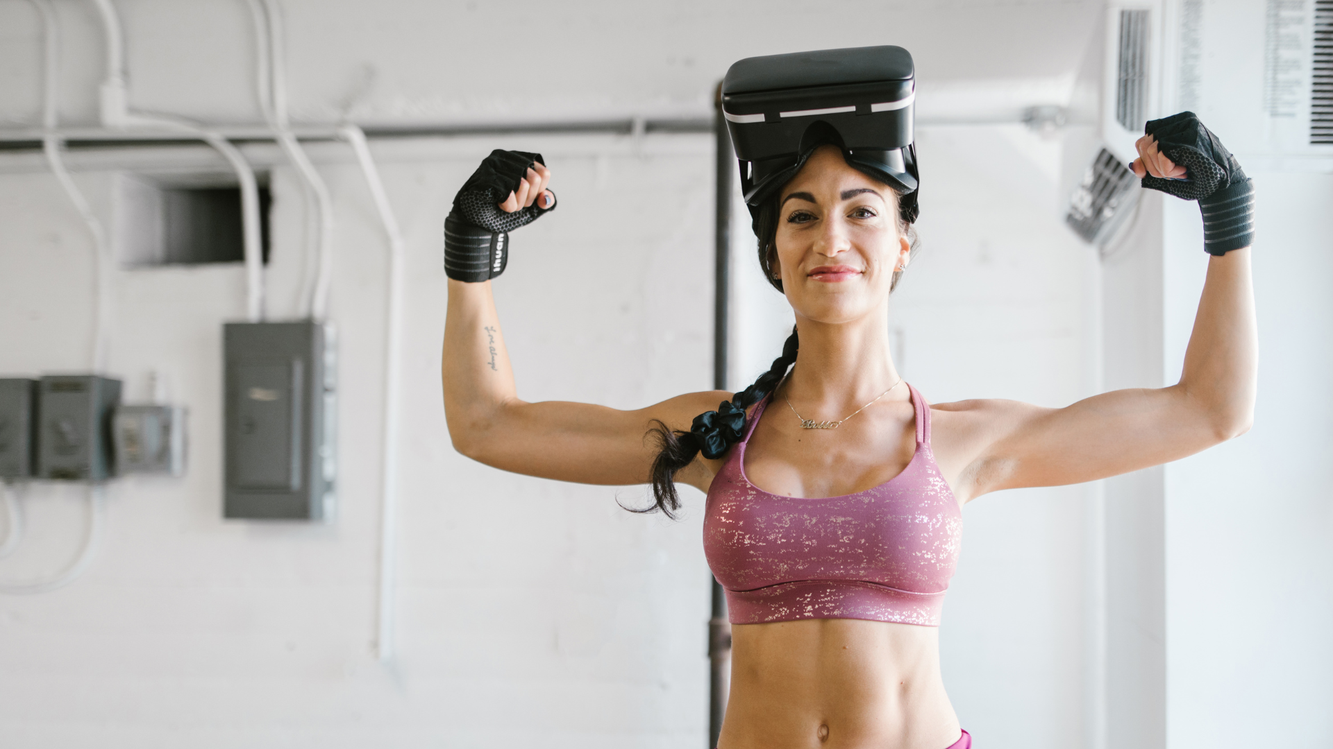 Is engagement higher for VR fitness than via a mobile app?
